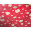 Flannel Shining Jacquard cloud design Knitting Fabric